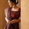 "Maroon Elegance - Embroidered Ethnic Ensemble"