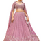 Women's Silk lilac purple lehenga choli for wedding