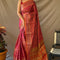 Magenta Pink Patola Saree by aradhya